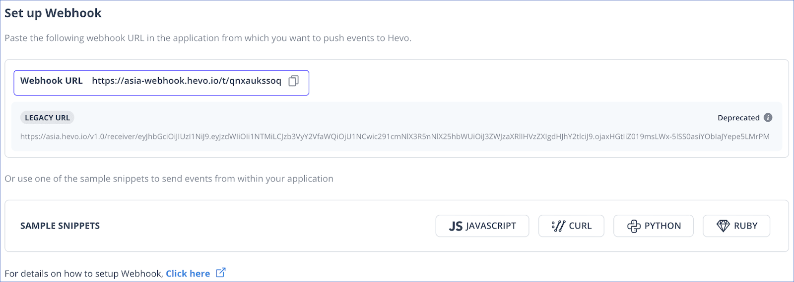 webhooks SQL Server: setup webhooks on hevo